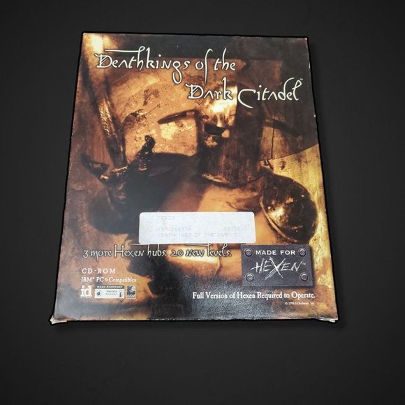 Sealed Disc Deathkings of the Dark Citadel Big Box PC Game Retro